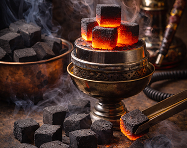 Charcoal Shisha - Steady burning charcoal for cafes